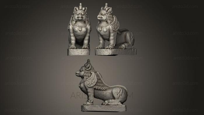 Figurines of griffins and dragons (STKG_0017) 3D model for CNC machine